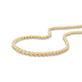 Stone and Strand 10K Yellow Gold Noble Diamond Tennis Necklace Front Image