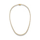Stone and Strand 10K Yellow Gold Noble Diamond Tennis Necklace Front Image