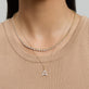 Image of 10K Yellow Gold Noble Diamond Tennis Necklace with Stone and Strand Necklaces