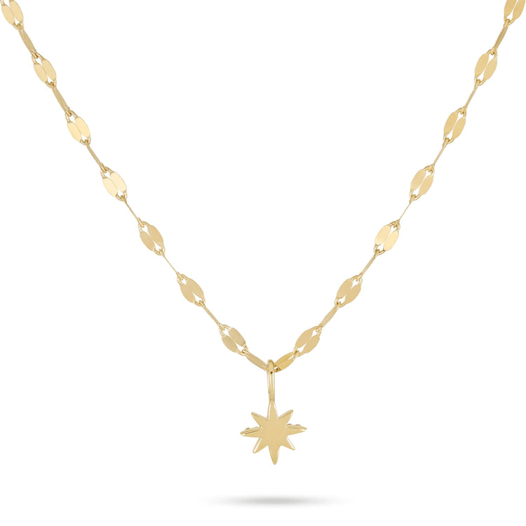 Stone and Strand 14K Yellow Gold Northern Star Pave Choker Rear Image