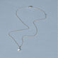 Stone and Strand 14K White Gold Northern Star Pave Necklace Editorial Image
