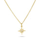 Stone and Strand 14K Yellow Gold Northern Star Pave Necklace Rear Image