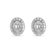 Oval Opulence Mosaic Studs