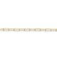 Stone and Strand 14K Yellow Gold Paperclip Anklet Close Up Image