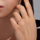 Pave Curved Half Eternity Band