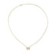 Stone and Strand 14K Yellow Gold Pave Diamond Butterfly Necklace Front Image