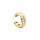 Stone and Strand 14K Yellow Gold Pave Knife Edge Ear Cuff Side Image