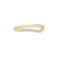 Stone and Strand 14K Yellow Gold Pave Merge Ring Side Image