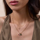 Image of 14K Yellow Gold Pave Northern Star Charm with Stone and Strand Necklaces and Charms