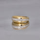 Stone and Strand 10K Yellow Gold Pave Pistachio Dome Ring Editorial Image