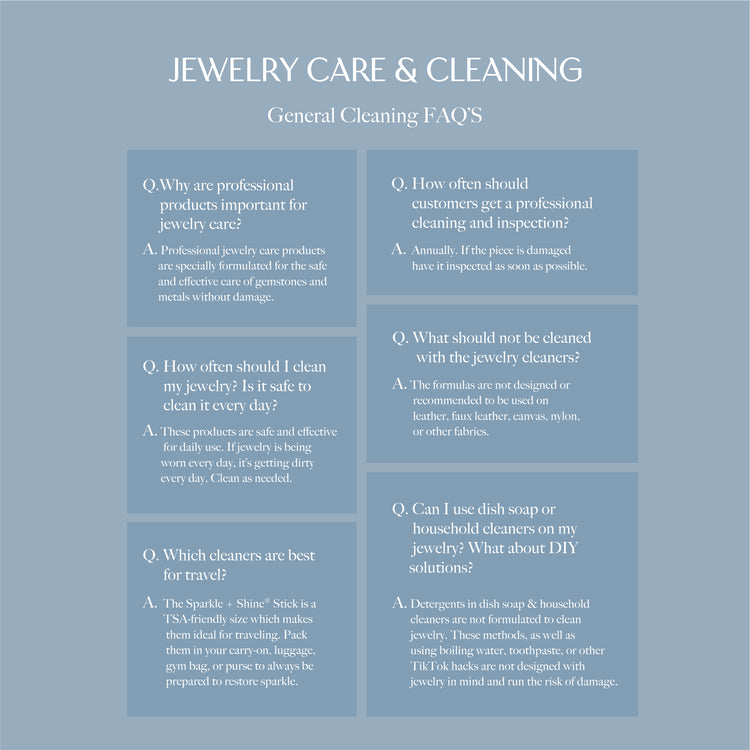 Image of Stone and Strand Jewelry Care & Cleaning FAQ's