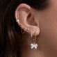Pearly Bow Hoop Charm