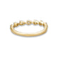 Stone and Strand 10K Yellow Gold Perfect Pear Diamond Band Rear Image