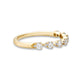 Stone and Strand 10K Yellow Gold Perfect Pear Diamond Band Side Image