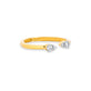 Stone and Strand 10K Yellow Gold Perfect Pear Pinch Ring Side Image