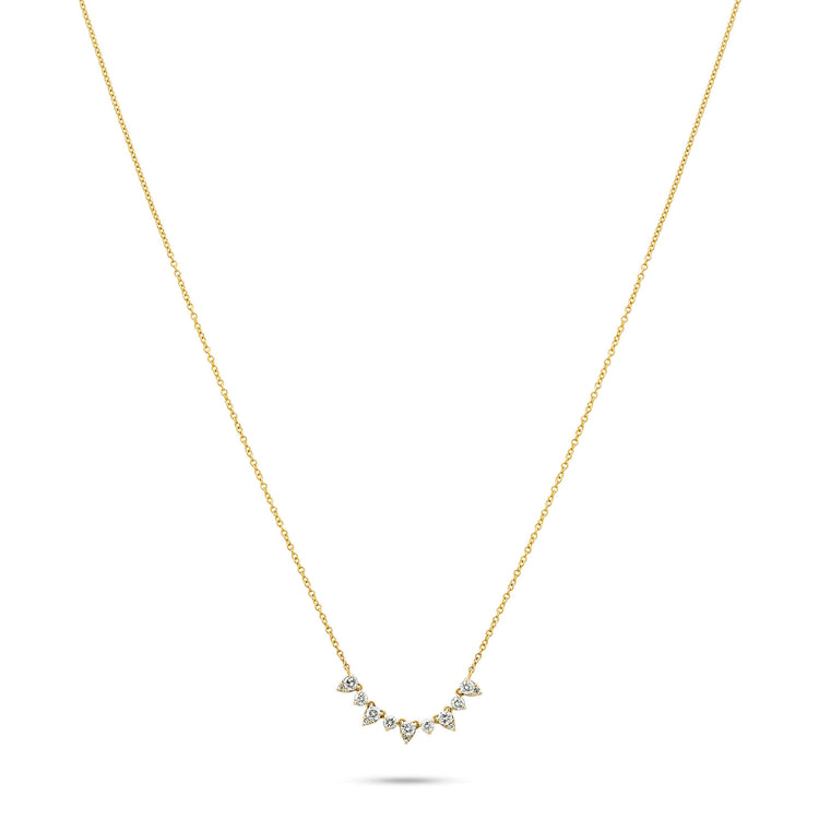 Stone and Strand 14K Yellow Gold Perfect Pear Tiara Necklace Image