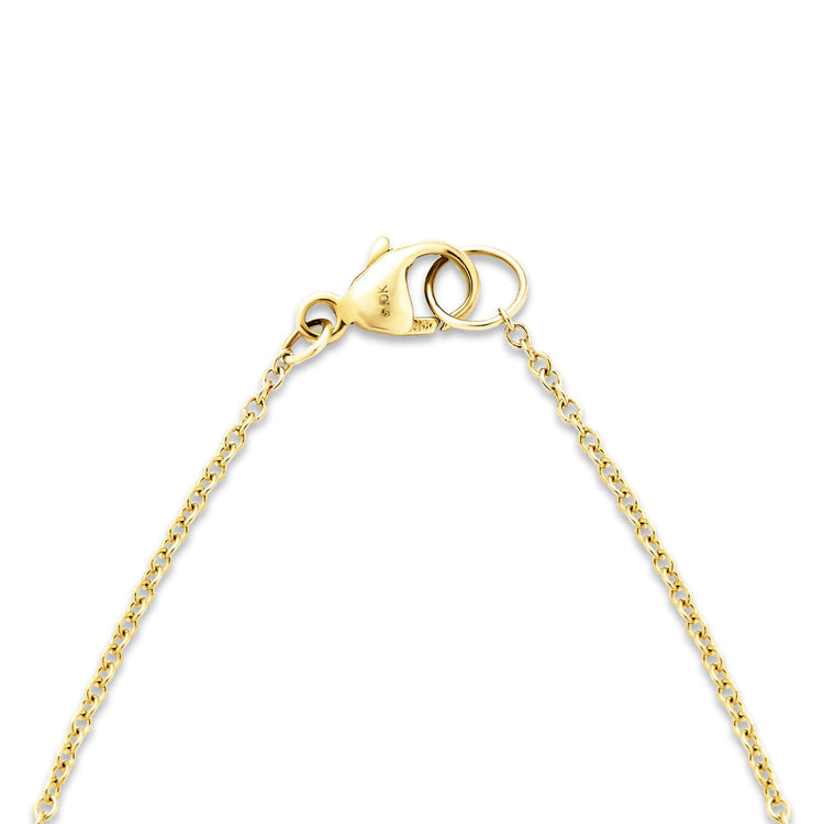 Stone and Strand 14K Yellow Gold Perfect Pear Tiara Necklace Clasp Image