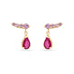 Pink Power Climber Earrings