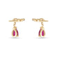 Pink Power Climber Earrings