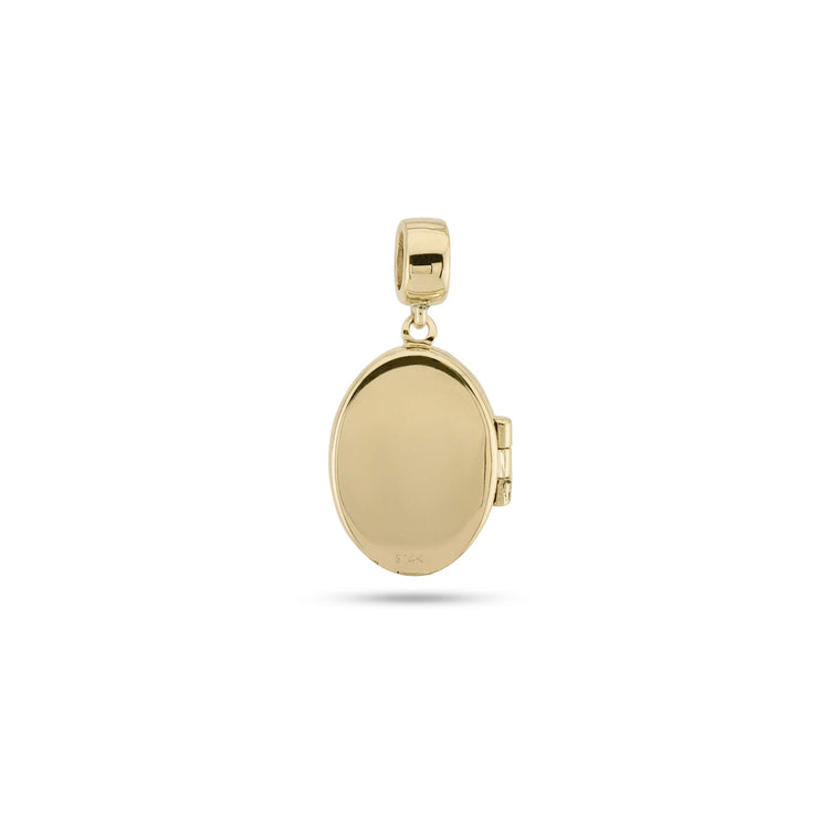 Stone and Strand 14K Yellow Gold Precious Momenets Locket Rear Image