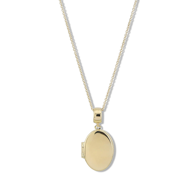Stone and Strand 14K Yellow Gold Precious Momenets Necklace Close Up Image