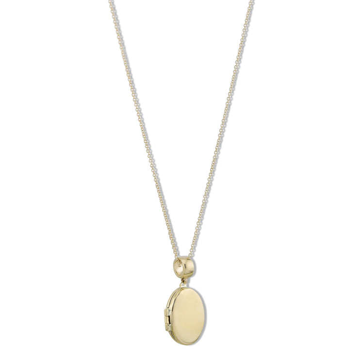 Stone and Strand 14K Yellow Gold Precious Momenets Necklace Side Image
