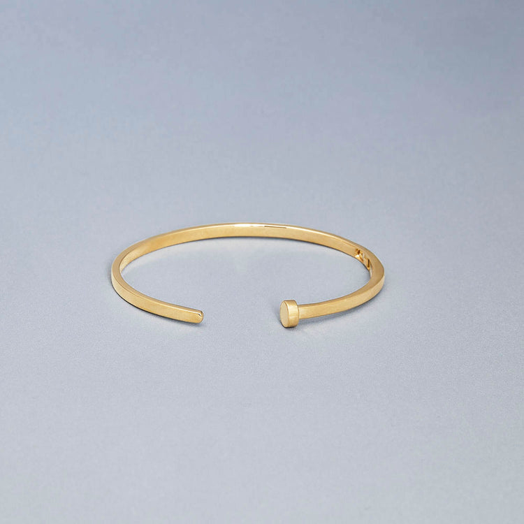 Stone and Strand 14K Yellow Gold Prince Cuff Editorial Image