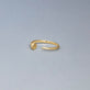 Stone and Strand 14K Yellow Gold Prince Ring Editorial Image