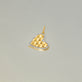 Stone and Strand 14K Yellow Gold Puff Puff Pave Heart Charm Editorial Image