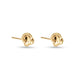Stone and Strand 14K Yellow Gold Puffed Knot Studs Side Image