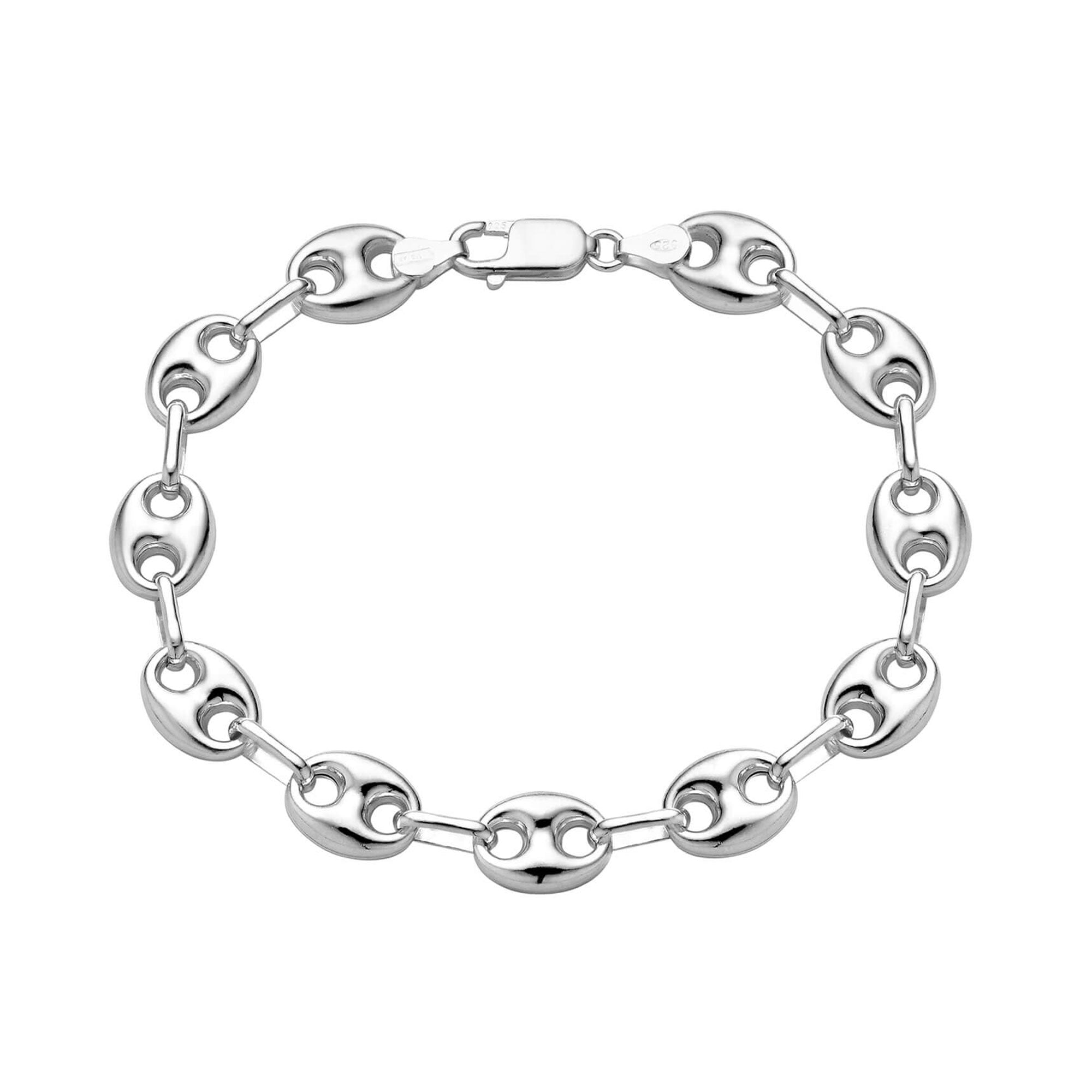 Puffed Maritime Silver Bracelet
