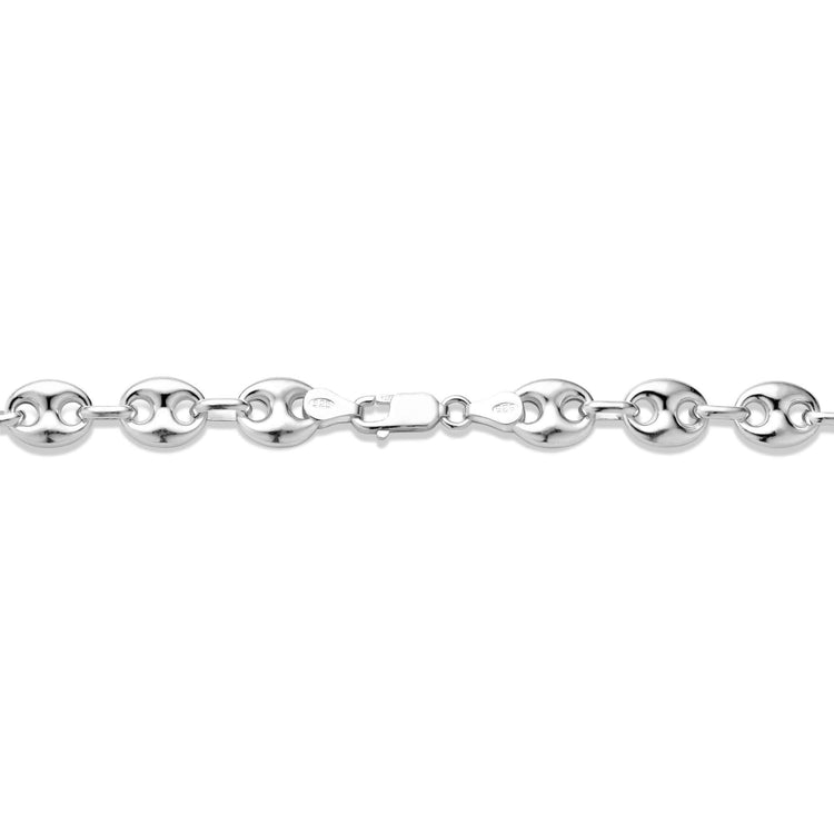 Stone and Strand Sterling Silver Puffed Maritime Silver Necklace Clasp Image