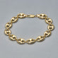 Stone and Strand 14K Yellow Gold Puffed XL Maritime Bracelet Editorial Image