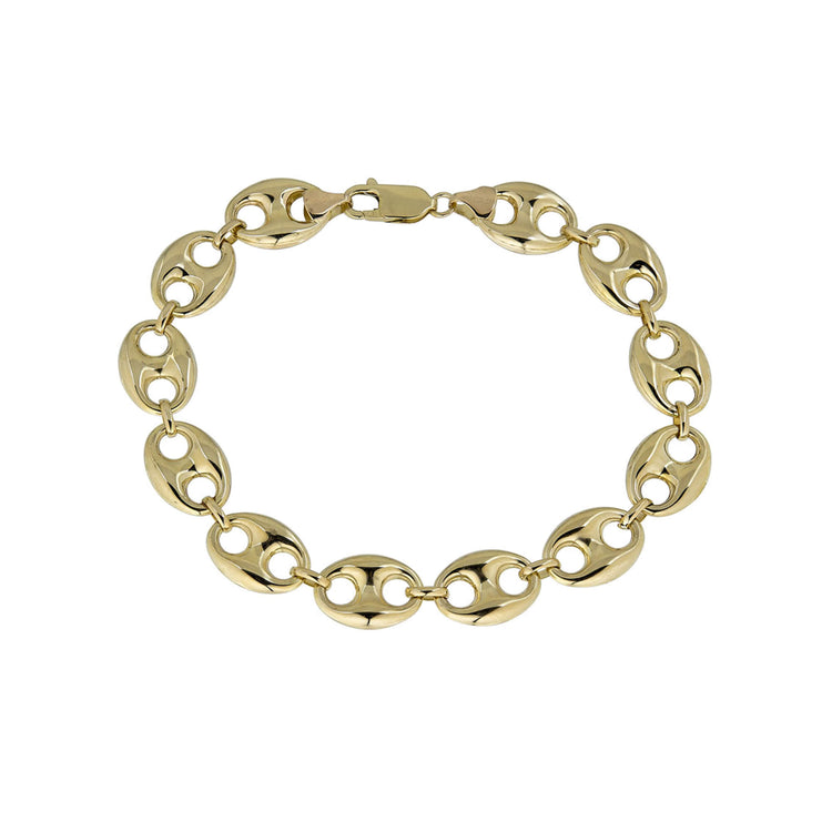 Stone and Strand 14K Yellow Gold Puffed XL Maritime Bracelet Front Image