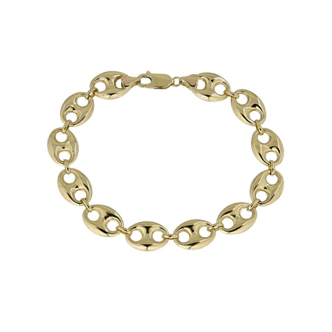 Stone and Strand 14K Yellow Gold Puffed XL Maritime Bracelet Front Image