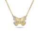 Pave Diamond Butterfly Necklace