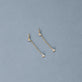 Image of Perfect Pear Diamond Drop Earrings Editorial
