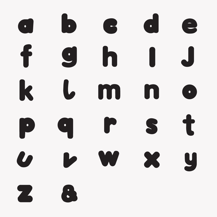 Still life image of Puffed Initial Charm Initials