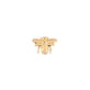 Stone and Strand 14K Yellow Gold Queen Bee Push Pin Flat Back Front Image