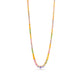 Stone and Strand 10K Yellow Gold Rainbow Bright Tennis Necklace Front Image