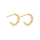 Stone and Strand 14K Yellow Gold Resort Gold Bamboo Hoops Rear Image