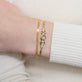 Image of 14K Yellow Gold Rossellini Bracelet with Stone and Strand Bracelets