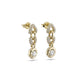 Stone and Strand 14K Yellow Gold Rossellini Earrings Side Image