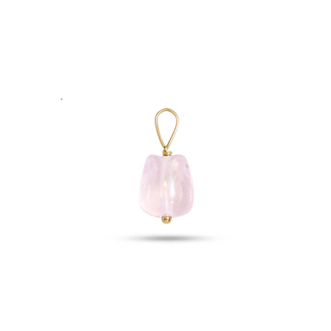 Rosy Rose Quartz Charm