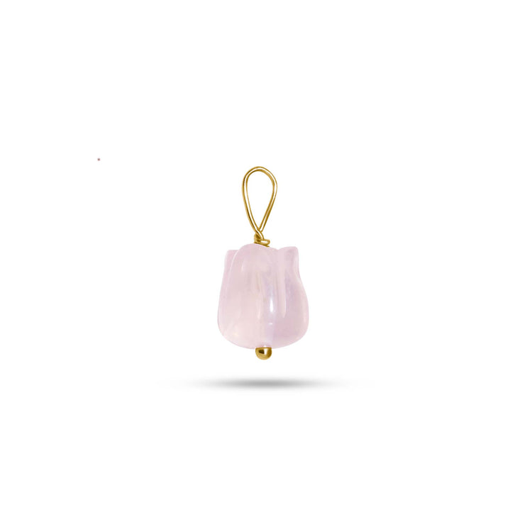 Rosy Rose Quartz Charm