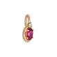Ruby Bonbon Diamond Charm