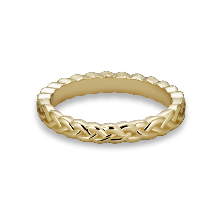 Stone and Strand 14K Yellow Gold Rapunzel Band Front Image