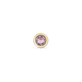 Rose Cut Sapphire Push Pin Flat Back