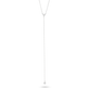 Stone and Strand 14K White Gold Tiny Diamond Lariat Necklace Front Image