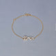 Stone and Strand 14K Yellow Gold Say My Name Diamond Bracelet Editorial Image